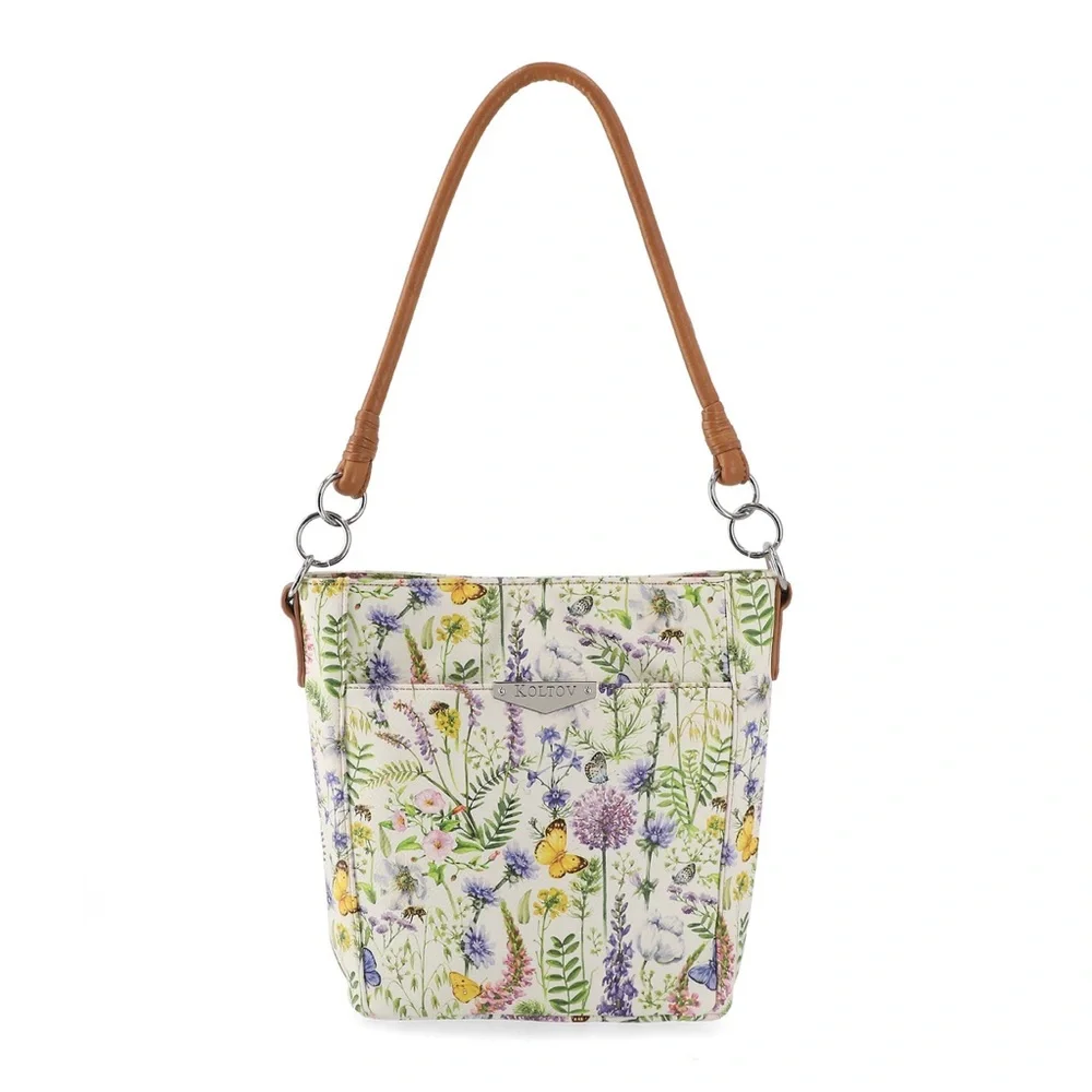 Koltov Ginny Bucket Bag Flowers Butterfly Spring Summer Chic Cute Casual